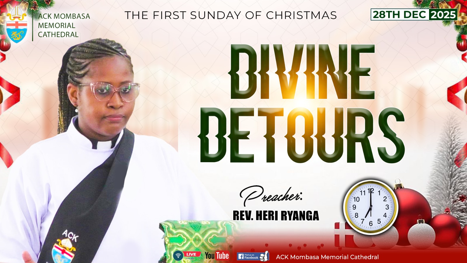 SERVICE SERMON: DIVINE DETOURS